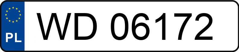 Numer rejestracyjny WD 06172 posiada NISSAN MICRA - WD06172