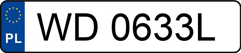 Numer rejestracyjny WD 0633L posiada HYUNDAI TUCSON - WD0633L
