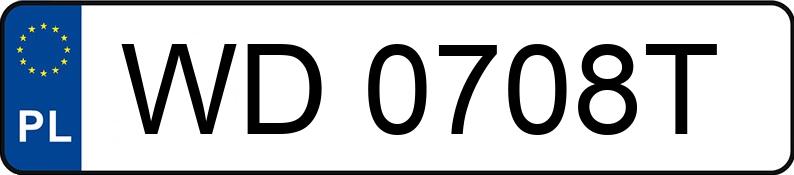 Numer rejestracyjny WD 0708T posiada HYUNDAI I20 - WD0708T