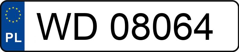 Numer rejestracyjny WD 08064 posiada FIAT Croma 2.0 CHT - WD08064