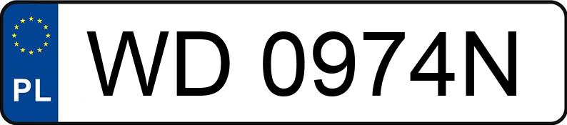 Numer rejestracyjny WD 0974N posiada OPEL Astra V 1.4 MR`16 E6 Enjoy S&S Aut. - WD0974N