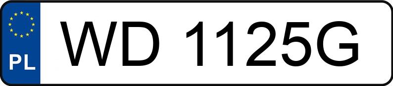 Numer rejestracyjny WD 1125G posiada BMW 320 TD - WD1125G