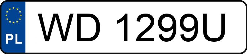 Numer rejestracyjny WD 1299U posiada RENAULT TRAFIC - WD1299U Numer rejestracyjny WD 1299U posiada RENAULT TRAFIC - WD1299U