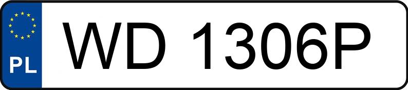 Numer rejestracyjny WD 1306P posiada VOLKSWAGEN PASSAT - WD1306P