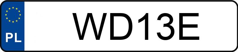 Numer rejestracyjny WD 13E posiada FS LUBLIN Żuk A07 Diesel 2.5t A073D - WD13E