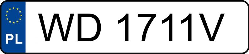 Numer rejestracyjny WD 1711V posiada TOYOTA AURIS - WD1711V Numer rejestracyjny WD 1711V posiada TOYOTA AURIS - WD1711V