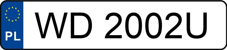 Numer rejestracyjny WD 2002U posiada TOYOTA YARIS - WD2002U
