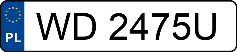 Numer rejestracyjny WD 2475U posiada OPEL CORSA - WD2475U