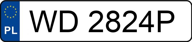 Numer rejestracyjny WD 2824P posiada PEUGEOT 5008 - WD2824P