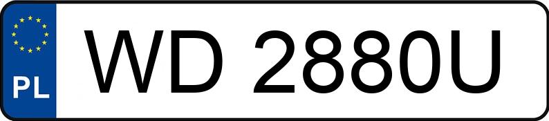 Numer rejestracyjny WD 2880U posiada VOLVO S60 - WD2880U