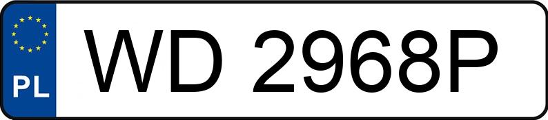 Numer rejestracyjny WD 2968P posiada TOYOTA C-HR - WD2968P Numer rejestracyjny WD 2968P posiada TOYOTA C-HR - WD2968P
