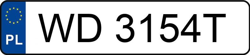 Numer rejestracyjny WD 3154T posiada TOYOTA Auris 1.33 MR`10 E5 Entry - WD3154T