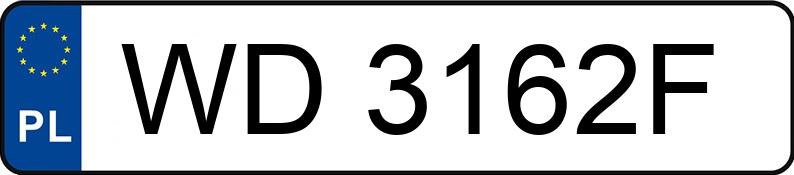Numer rejestracyjny WD 3162F posiada SUBARU LEGACY - WD3162F