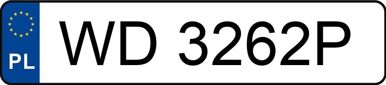 Numer rejestracyjny WD 3262P posiada AUDI A3 1.6 Kat. MR`01 8L Ambiente - WD3262P