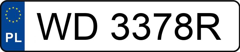Numer rejestracyjny WD 3378R posiada AUDI RS 3 SPORTBACK - WD3378R Numer rejestracyjny WD 3378R posiada AUDI RS 3 SPORTBACK - WD3378R