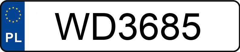 Numer rejestracyjny WD 3685 posiada YAMAHA Naked Bike od 600 ccm MT-07 - WD3685