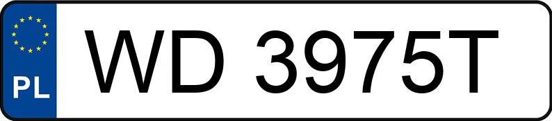 Numer rejestracyjny WD 3975T posiada TOYOTA COROLLA - WD3975T Numer rejestracyjny WD 3975T posiada TOYOTA COROLLA - WD3975T