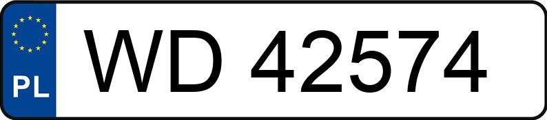 Numer rejestracyjny WD 42574 posiada SAAB 9000 CS - WD42574 Numer rejestracyjny WD 42574 posiada SAAB 9000 CS - WD42574