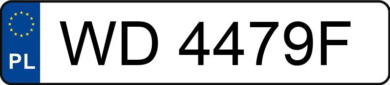 Numer rejestracyjny WD 4479F posiada TOYOTA Yaris 1.0 MR`14 E5 Premium - WD4479F