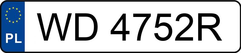 Numer rejestracyjny WD4752R posiada HYUNDAI Coupe Kat. MR`02 E3 GLS