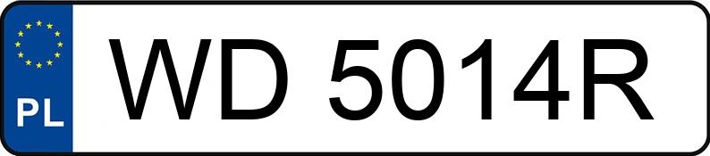 Numer rejestracyjny WD 5014R posiada OPEL ASTRA - WD5014R