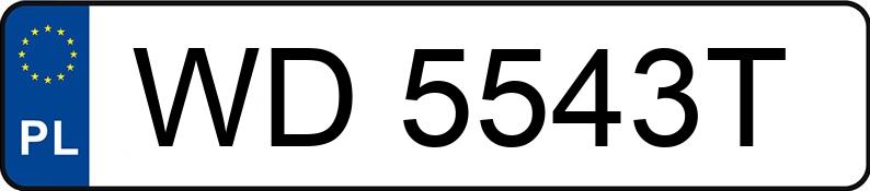 Numer rejestracyjny WD 5543T posiada BMW 325XI - WD5543T