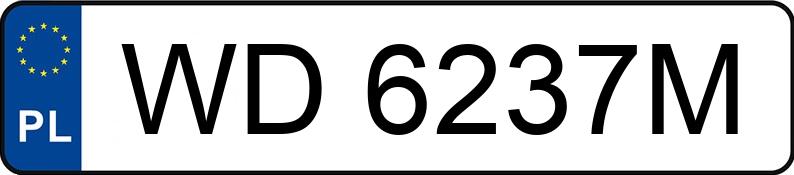 Numer rejestracyjny WD 6237M posiada BMW 530i Touring Kat. MR`01 E3 E39 530i Touring Kat. MR`01 E3 E39 - WD6237M