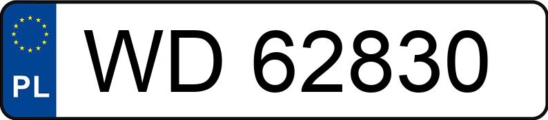 Numer rejestracyjny WD 62830 posiada OPEL ASTRA G-CC - WD62830