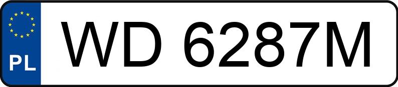 Numer rejestracyjny WD 6287M posiada MERCEDES-BENZ C 200 CDI MR`00 E3 203 Classic - WD6287M