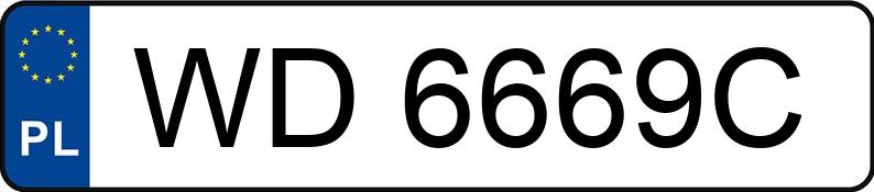 Numer rejestracyjny WD 6669C posiada BMW 735i E32 735i E32 - WD6669C