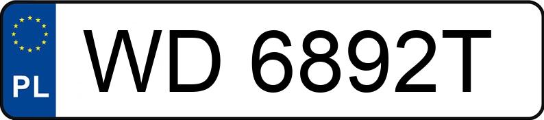 Numer rejestracyjny WD 6892T posiada BMW M 135i MR`19 E6d F40 xDrive Steptronic - WD6892T