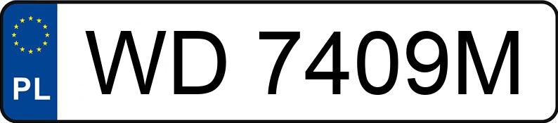 Numer rejestracyjny WD 7409M posiada FORD GALAXY - WD7409M