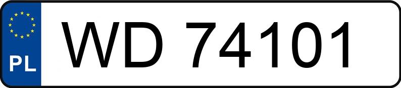 Numer rejestracyjny WD 74101 posiada OPEL VECTRA - WD74101