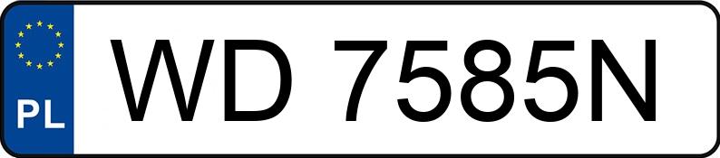 Numer rejestracyjny WD 7585N posiada FIAT BRAVO - WD7585N Numer rejestracyjny WD 7585N posiada FIAT BRAVO - WD7585N