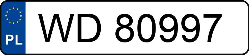 Mistrz parkowania w pojeździe o numerach WD80997