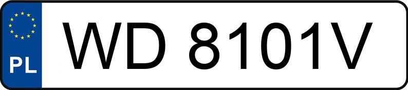 Numer rejestracyjny WD 8101V posiada BMW 118I - WD8101V