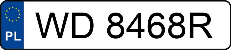 Numer rejestracyjny WD 8468R posiada NISSAN QASHQAI - WD8468R