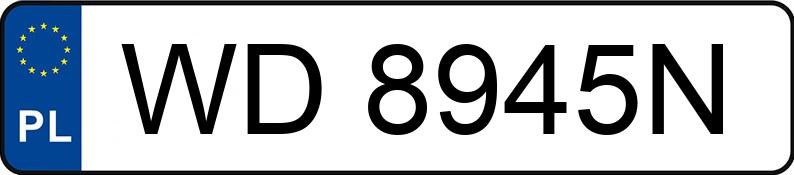 Numer rejestracyjny WD 8945N posiada VOLKSWAGEN New Beetle MR`98 E3 New Beetle MR`98 E3 - WD8945N