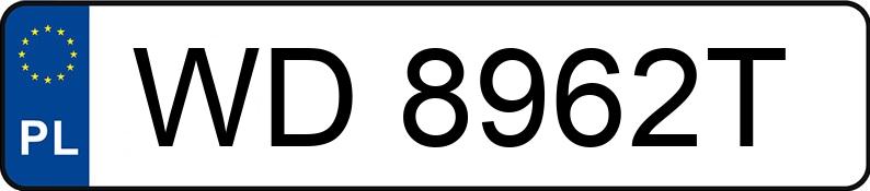 Numer rejestracyjny WD 8962T posiada RENAULT MEGANE - WD8962T