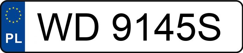 Numer rejestracyjny WD9145S posiada BMW 320 Diesel DPF MR`04 E3 E90 320 Diesel DPF MR`04 E3 E90