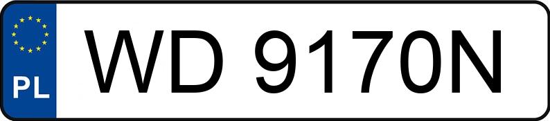Numer rejestracyjny WD 9170N posiada ALFA ROMEO 159 SPORTWAGON - WD9170N