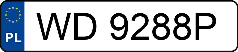 Numer rejestracyjny WD 9288P posiada MERCEDES-BENZ SLK 200 KOMPRESSOR - WD9288P