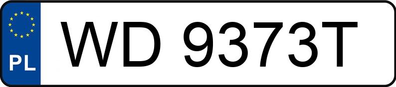 Numer rejestracyjny WD 9373T posiada VOLKSWAGEN Golf VII 1.5 TSI MR`17 E6 IQ.Drive BMT DSG - WD9373T