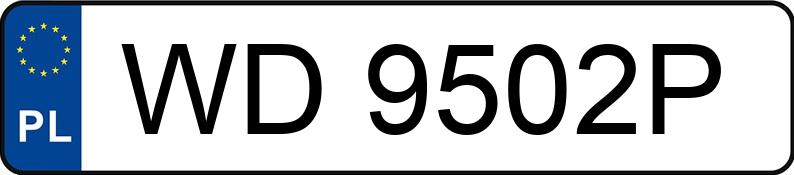 Numer rejestracyjny WD 9502P posiada LEXUS GS450H - WD9502P