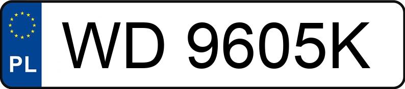 Numer rejestracyjny WD 9605K posiada OPEL Astra Classic II 1.7 CDTI MR`04 E4 Astra Classic II 1.7 CDTI MR`04 E4 - WD9605K