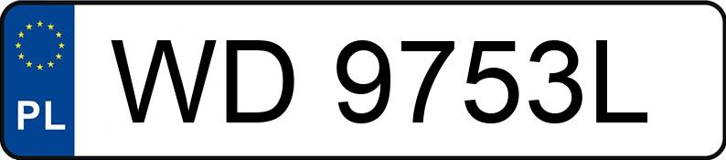 Il numero di registrazione WD 9753L ha AUDI A4 Avant 2.0 TFSI MR`15 E6 B9 Sport S tronic - WD9753L