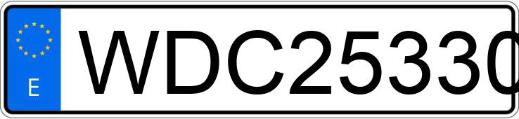 Numer rejestracyjny WDC2533051F393668 posiada MERCEDES GLC (253)