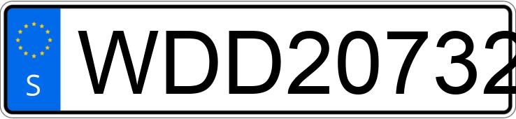 Numer rejestracyjny WDD2073221F035470 posiada  