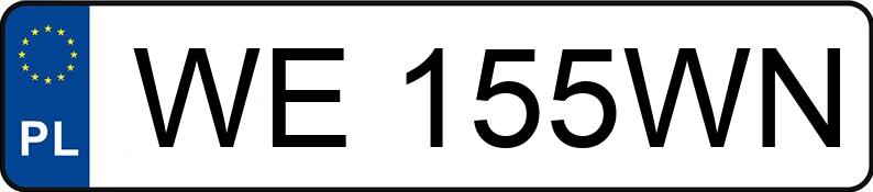 Numer rejestracyjny WE 155WN posiada DACIA LODGY - WE155WN Numer rejestracyjny WE 155WN posiada DACIA LODGY - WE155WN