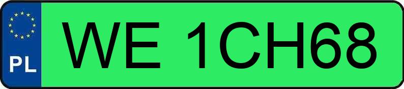 Numer rejestracyjny WE 1CH68 posiada PORSCHE TAYCAN 4S - WE1CH68 Numer rejestracyjny WE 1CH68 posiada PORSCHE TAYCAN 4S - WE1CH68
